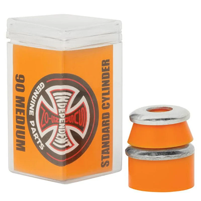 Skateboard Hardware with Tight Grip-Independent Trucks Cylinder (90a) Medium Orange w/washers Skateboard Bushings 2pr