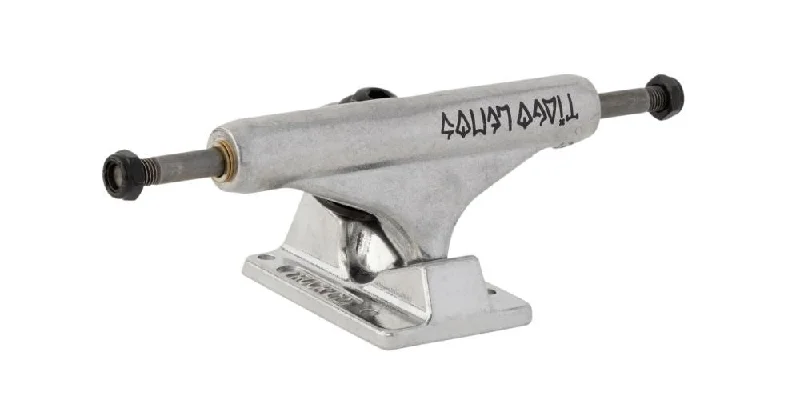 Skateboard Trucks for Technical Street Skating-Indy Mid Skateboard Trucks Pro Tiago Lemos Silver - 129