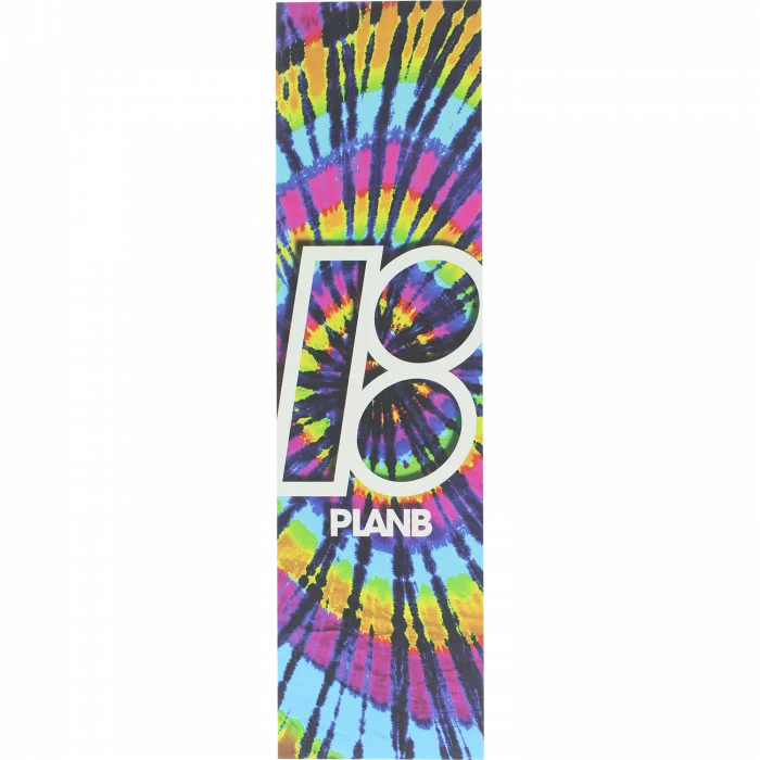 Skateboard Grip Tape with Extreme Traction-Jessup PLAN B/JESSUP DEEP DYE TIE DYE GRIP Sheet 9 in. x 33 in