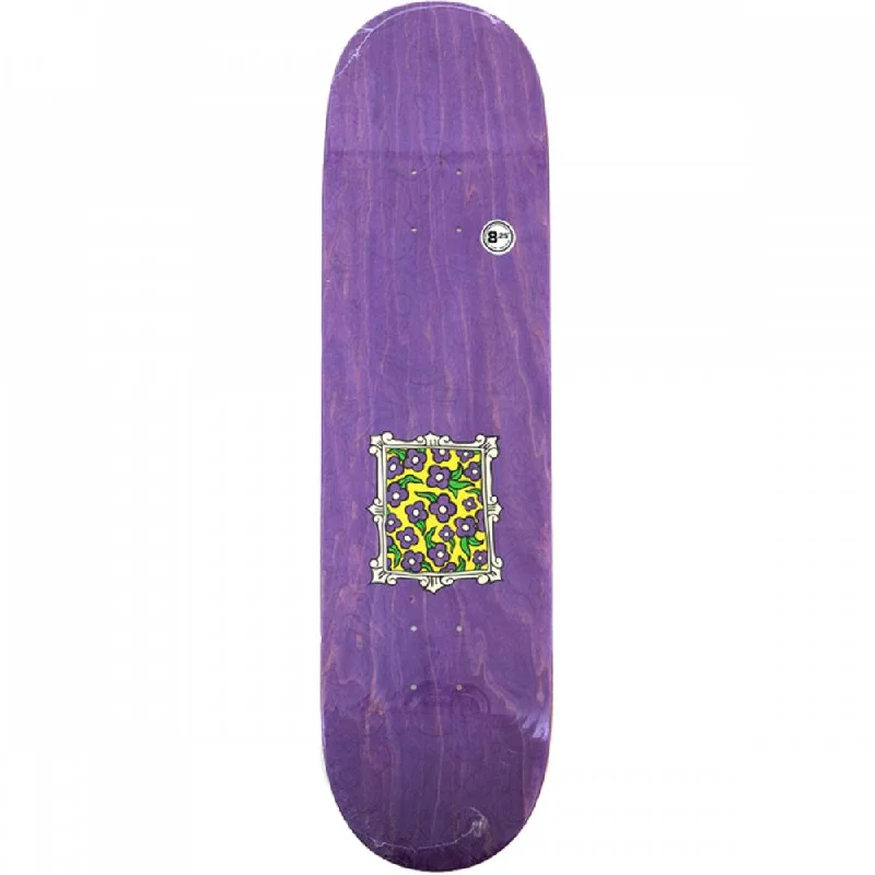 Skateboard Deck with Unique Graphics-Krooked Flower Frame 8.25" Skateboard Deck