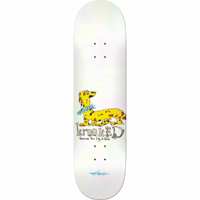 Skateboard Deck with Top-notch Material-Krooked Gonzales Dachshund 8.62" Skateboard Deck