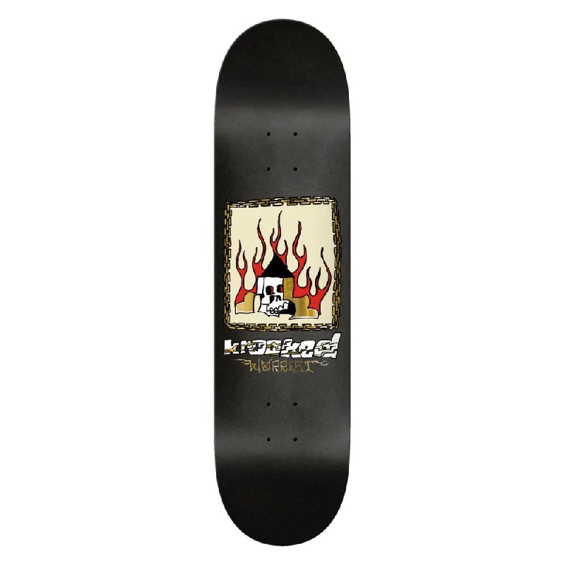 Skateboard Deck with Shock-absorbing Features-Krooked Worrest Chain Frame Skateboard Deck - 8.3"