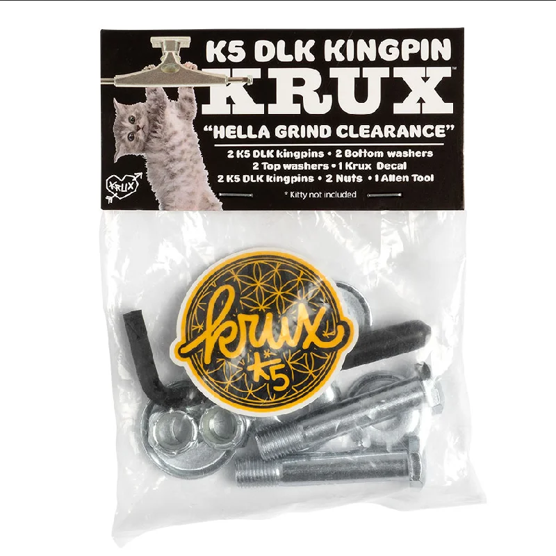 Skateboard Hardware for Pro-Level Performance-Krux DLK K5 Kingpin Set