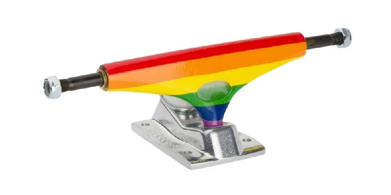 Skateboard Trucks with Superior Performance Features-Krux Skateboard Trucks K5 Rainbow 2 DLK Standard Multi - 8.0"