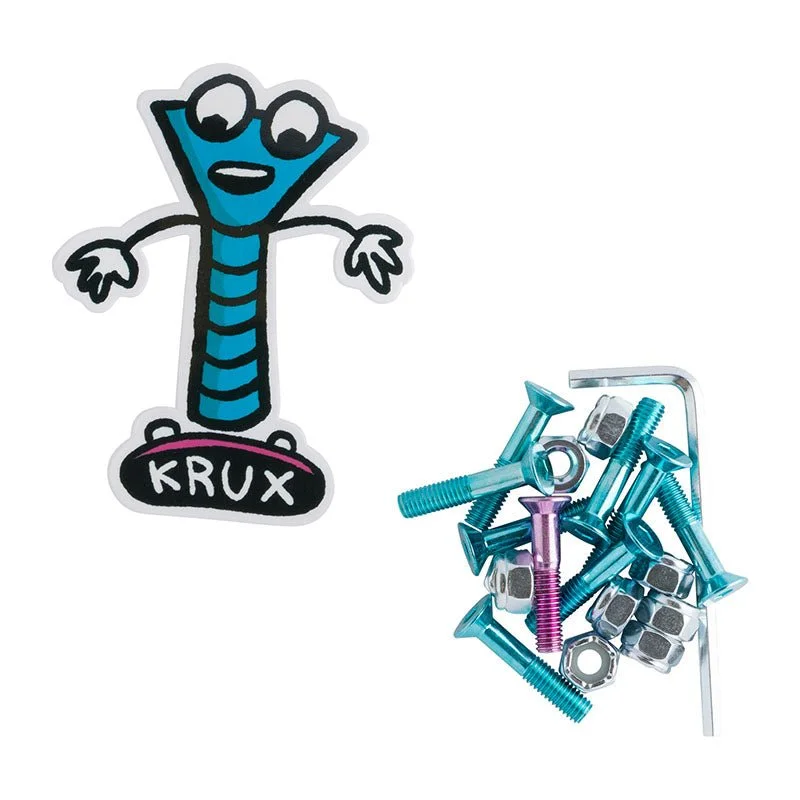 Krux Trucks 1" Krome Allen Skateboard Hardware