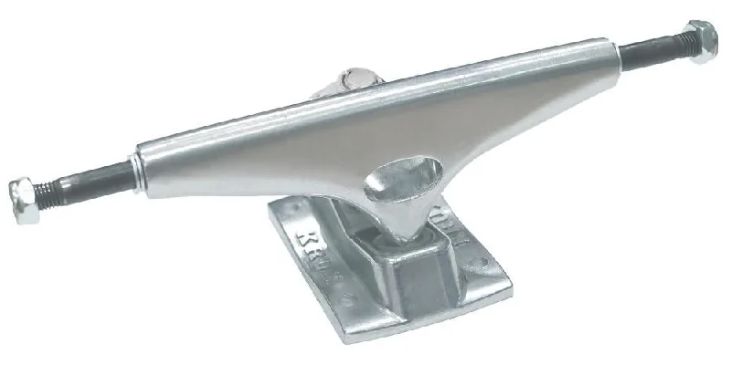 Skateboard Trucks with Secure and Durable Nuts and Bolts-Krux Trucks K5 Polished Standard Silver Skateboard Trucks - 8.0"