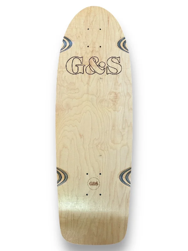 Skateboard Deck with High Flexibility-LAST ONE: 1st Release G&S ProLine 500 Reissue Deck - Black