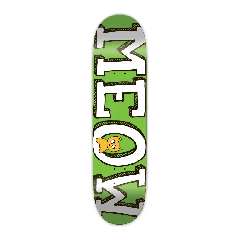 Skateboard Deck with Smooth Finish-Logo Deck [Green]