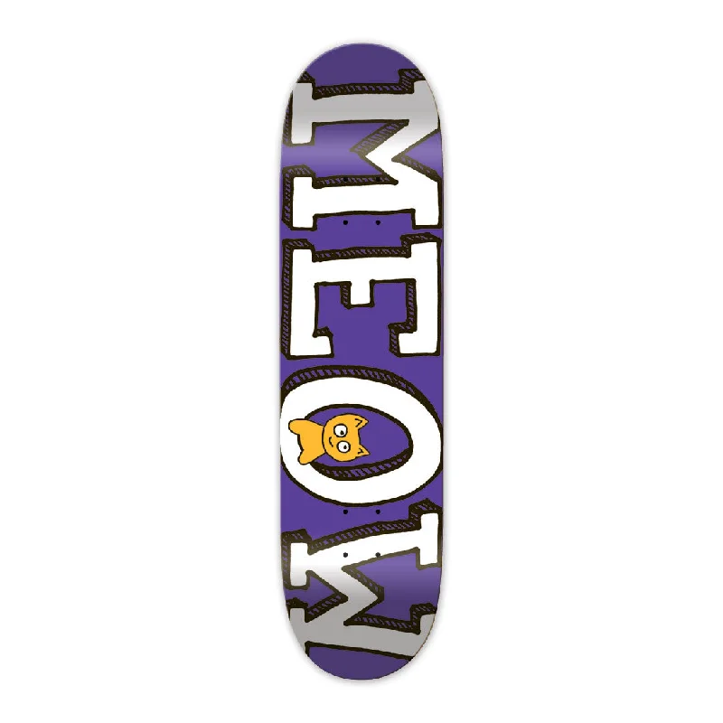 Skateboard Deck for Custom Builds-Logo Deck [Purple]