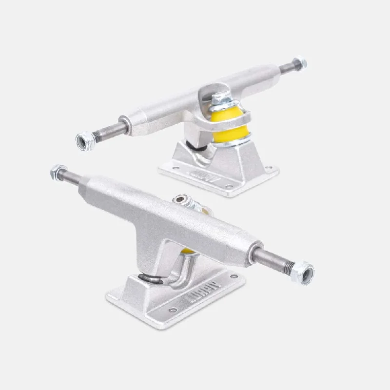 Skateboard Trucks for Smooth and Safe Landings-Lurpiv - (Pair) 140 Hollow Polished Skateboard Truck