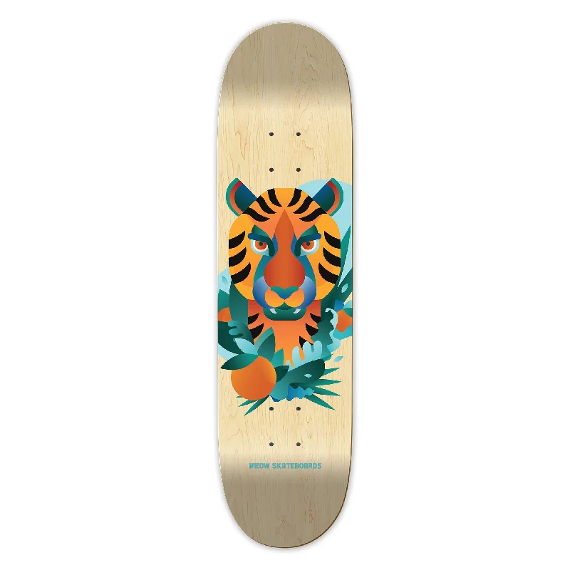 Skateboard Deck with Artistic Design-Marmalade Tiger