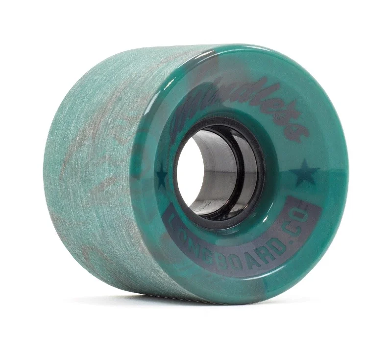 Skateboard Wheels with Soft Formula-Mindless Cruiser Skateboard Wheels - Swirl / Teal