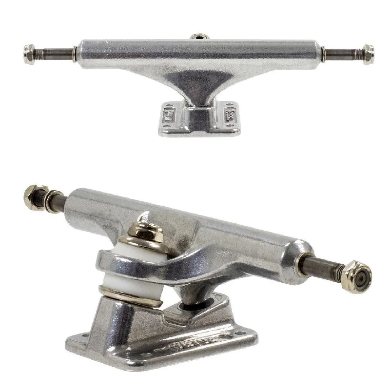 Skateboard Trucks for Heavy-Duty Skating Styles-Mindless Gen X Cruiser Longboard Skateboard Trucks - Raw - 159mm