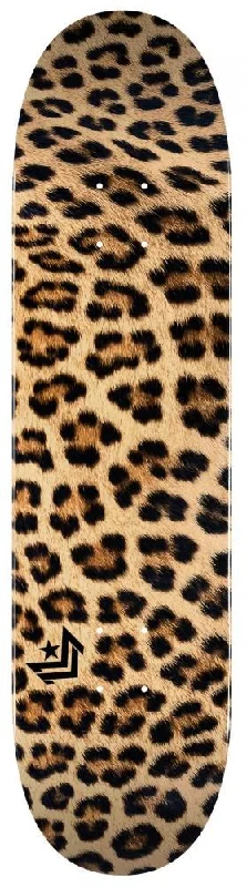 Skateboard Deck for Professional Performance-Mini Logo FF&F 18 Leopard Fur 191 Mini Skateboard Deck - 7.5"