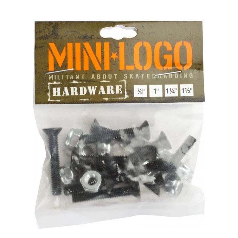 Skateboard Hardware with Customizable Hardware Packs-Mini Logo 7/8” Skateboard Hardware