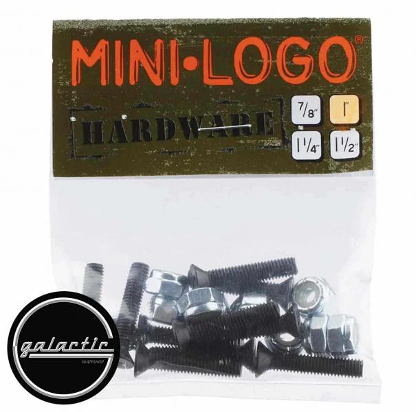 Skateboard Hardware for Secure Skating Experience-Mini Logo Hardware Phil 1"