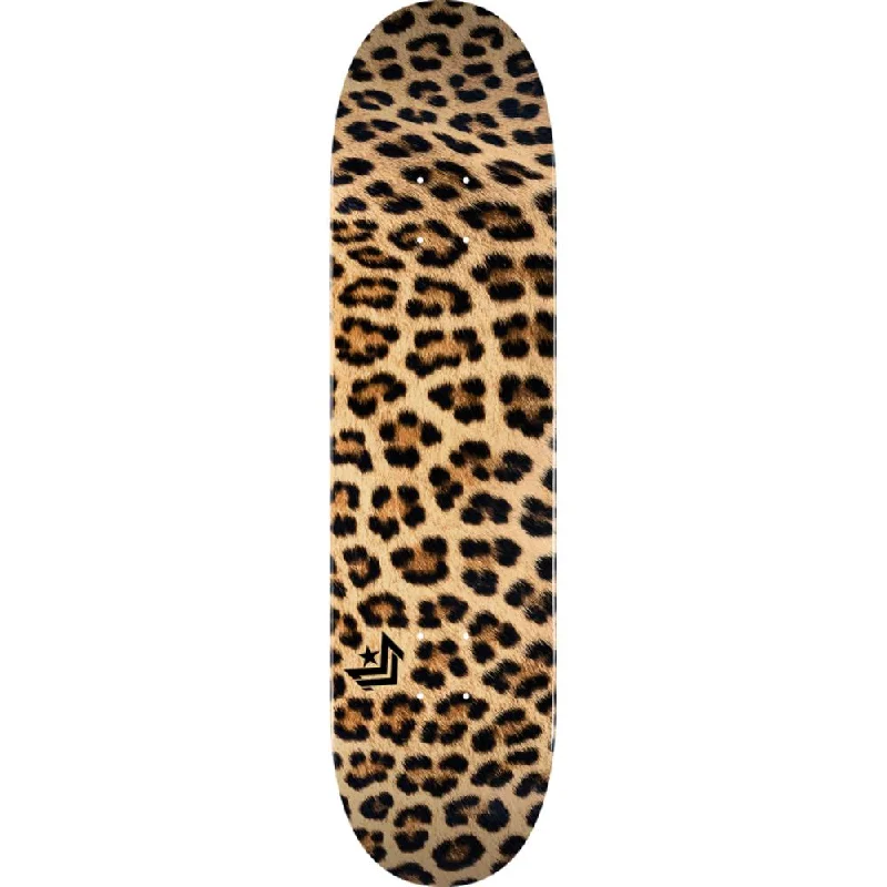 Custom Skateboard Deck for Street Skating-Mini Logo Leopard Fur 7.5" Skateboard Deck