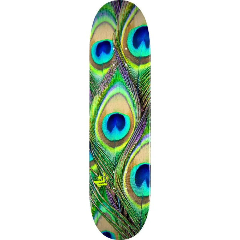 Skateboard Deck with Strong Construction-Mini Logo Peacock Feather 7.5" Skateboard Deck