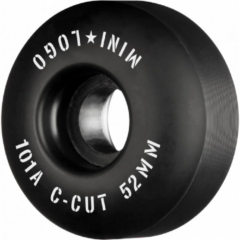 Skateboard Wheels for High-speed Skating-Mini Logo Skateboard Wheels C - Cut 2 101a - Black