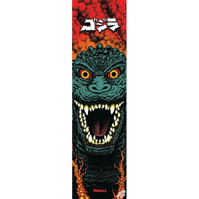 Skateboard Grip Tape with Strong Adhesion-Mob Grip 9" x 33" Godzilla Destroyer Skateboard Grip Tape 1pc