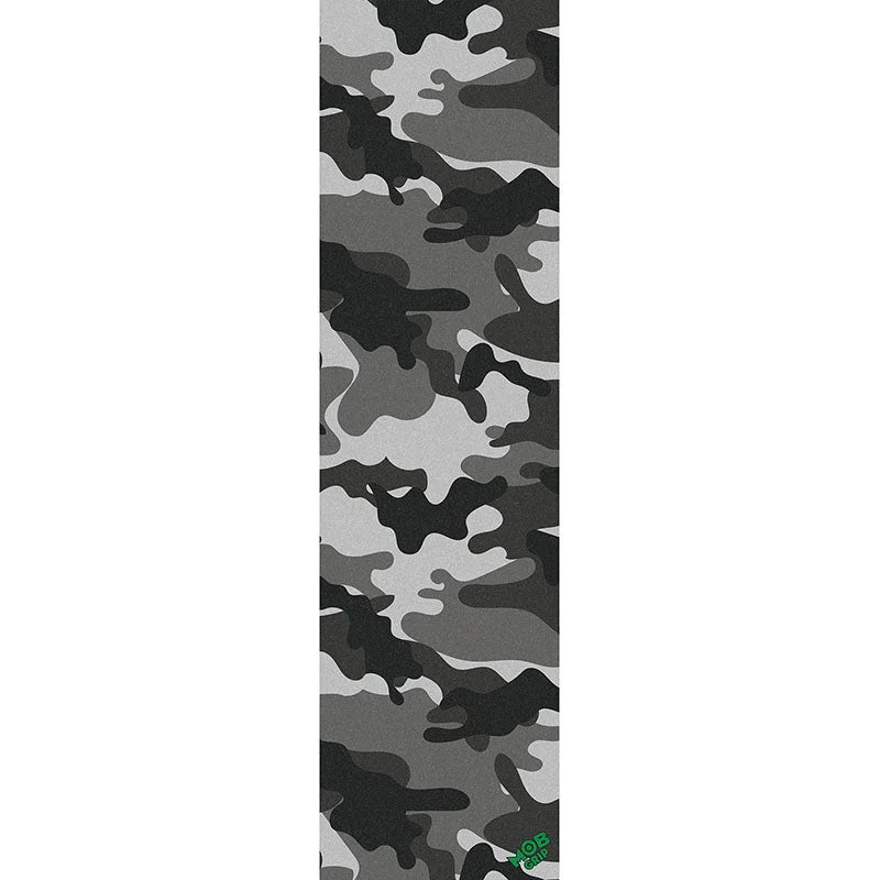 Skateboard Grip Tape with High Durability-Mob Grip 9" x 33" (BLACK CAMO) Graphic Mob Skateboard Grip Tape