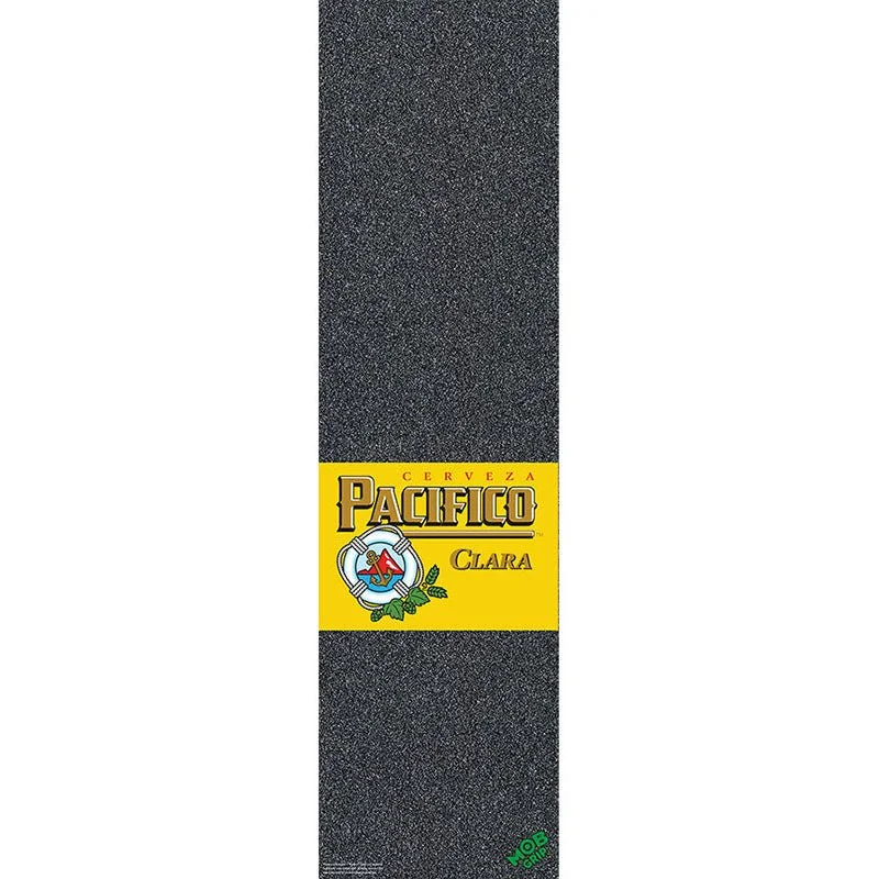 Non-Slip Skateboard Grip Tape-Mob Grip 9" x 33" Pacifico Logo Small Sheet Skateboard Grip Tape