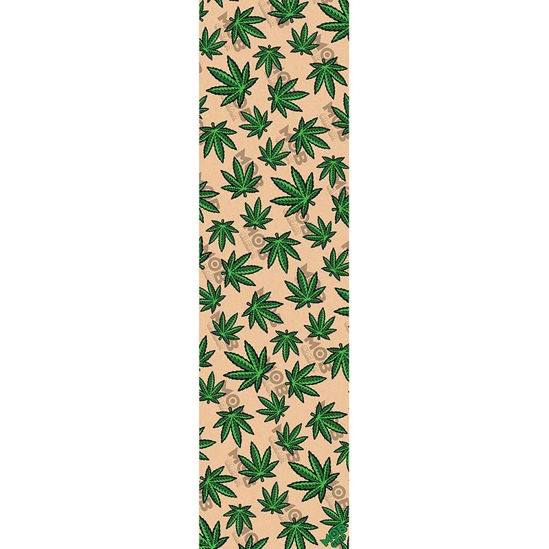 Skateboard Grip Tape for Increased Stability-Mob Grip 9" x 33" Party Favors CLEAR Graphic Cannabis Leaf Grip Tape