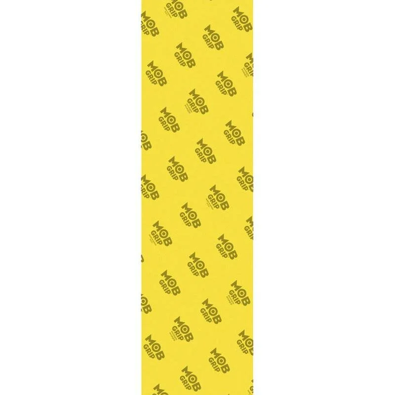 Skateboard Grip Tape for Custom Designs-Mob Grip 9" x 33" Trans Clear Yellow Skateboard Grip Tape