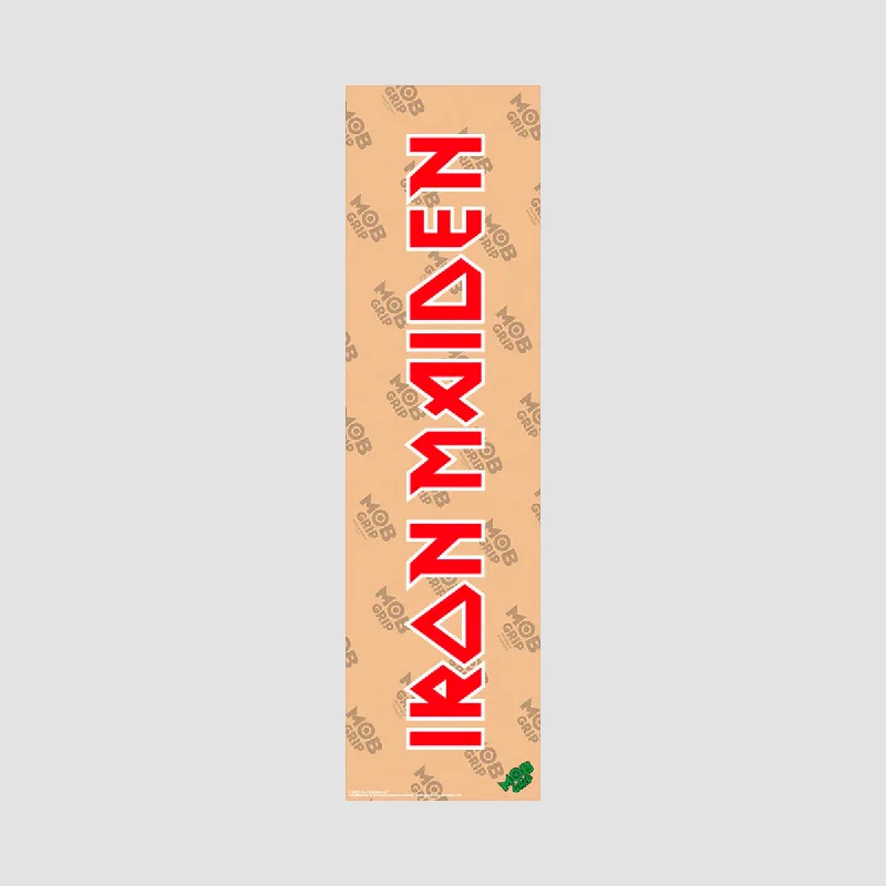 Skateboard Grip Tape with No-Fade Finish-MOB Iron Maiden Logo Grip Tape Clear - 9"