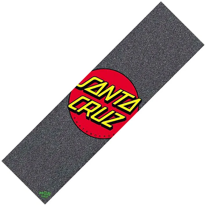 Skateboard Grip Tape with High-Traction Layer-Mob X Santa Cruz Classic Dot Grip Tape