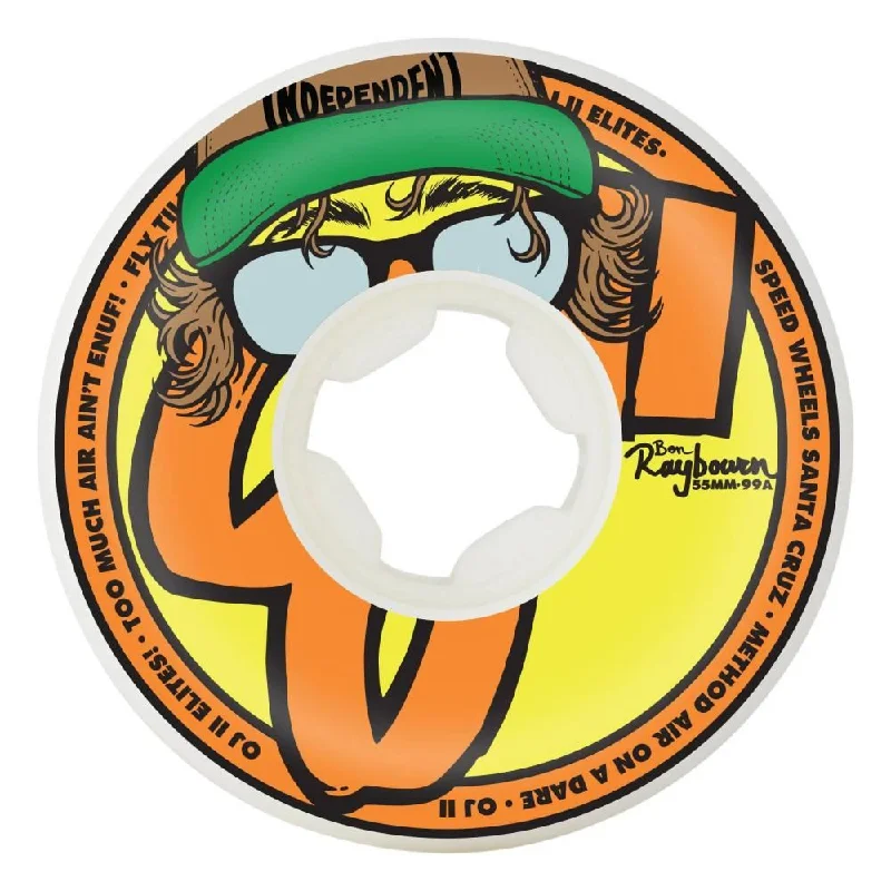 Skateboard Wheels with Multiple Durometers-OJ Hardline Skateboard Wheels Raybourn Hat 2 Original 99a - Multi