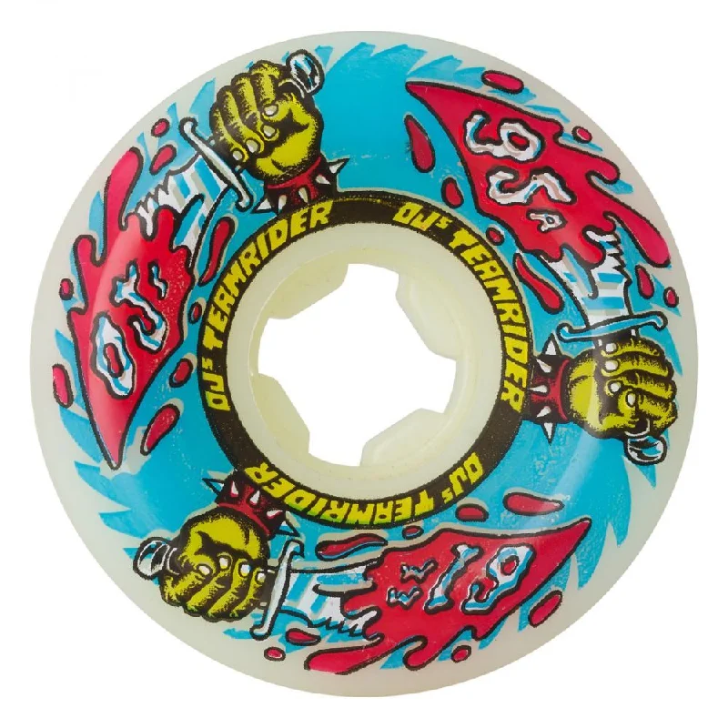 Skateboard Wheels for Faster Acceleration-OJ Skateboard Wheels Team Rider 95a - White