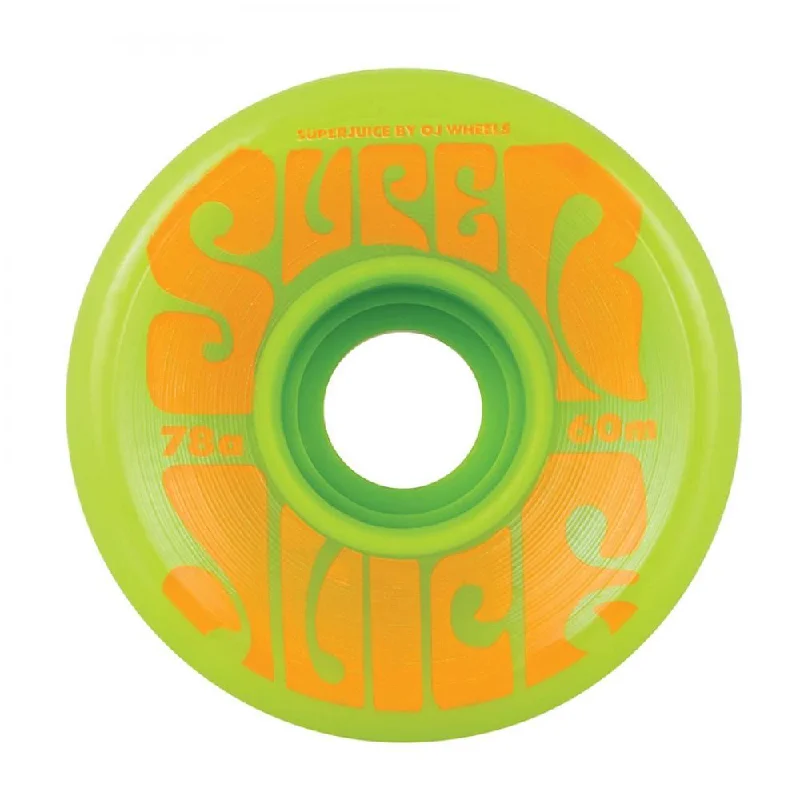 Skateboard Wheels with High-Traction Surface-OJ Soft Skateboard Wheels Super Juice 78a - Green