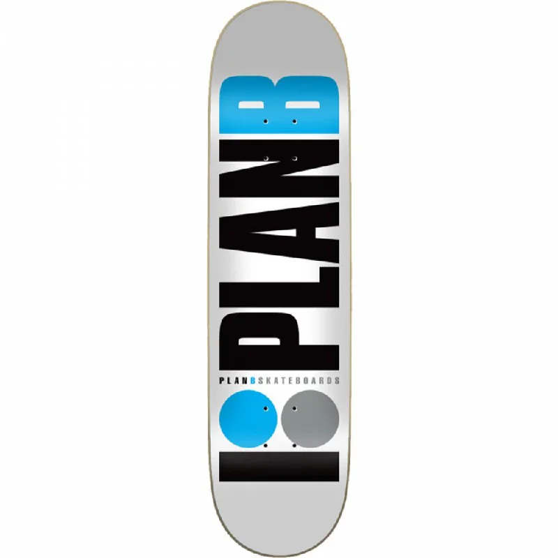 Skateboard Deck for Free Riding-Plan B Team Blue 8.25 Skateboard Deck