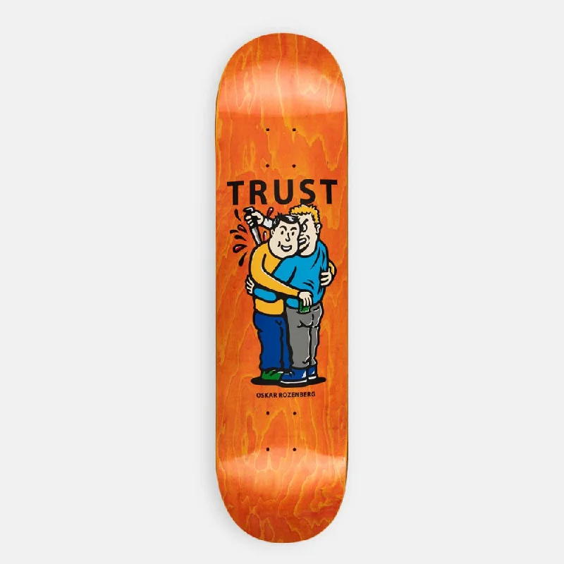 Skateboard Deck with Artistic Design-Polar Skate Co. - 8.25" Oskar Rozenberg Trust Skateboard Deck (Vaneer)