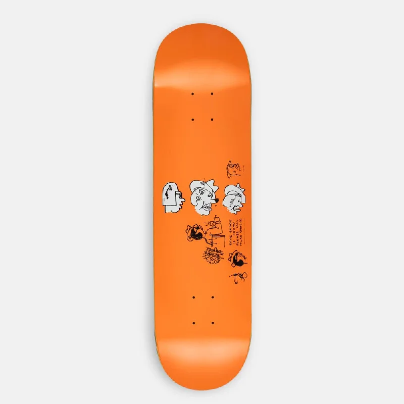 Skateboard Deck for Skateboarding Enthusiasts-Polar Skate Co. - 8.5" Dane Brady Mia Skateboard Deck (Orange)