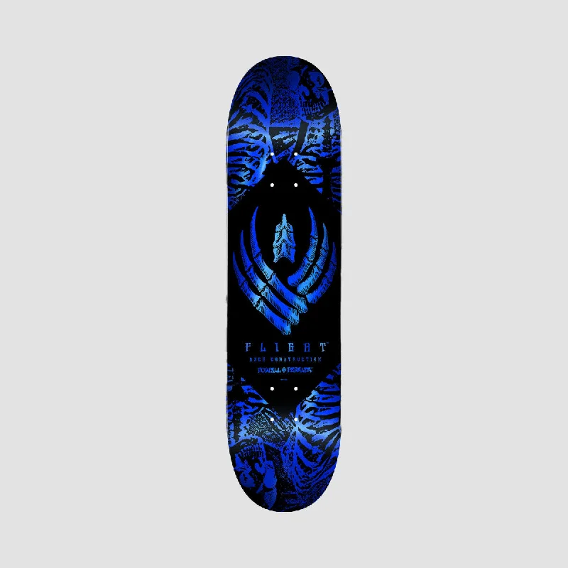 Skateboard Deck for Easy Tricks-Powell Peralta Skeleton Flight 308 Skateboard Deck Blue Foil - 8.75"