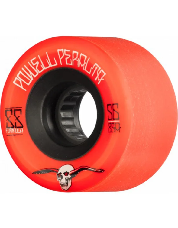 Skateboard Wheels with 54mm Diameter-Powell Peralta G Slide Wheels Red | 56mm/85a