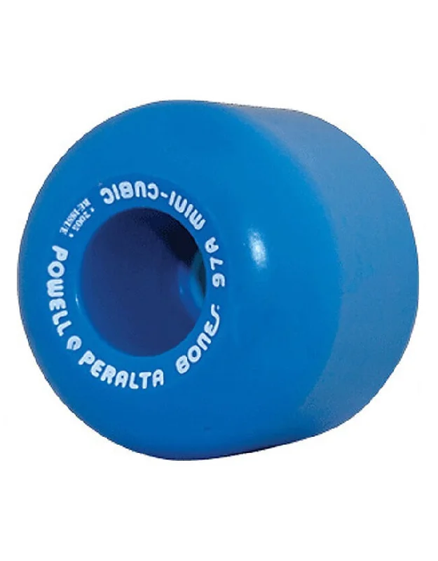 Skateboard Wheels for Bowl and Ramp-Powell Peralta Mini-Cubic Wheels 64mm/95a | Blue