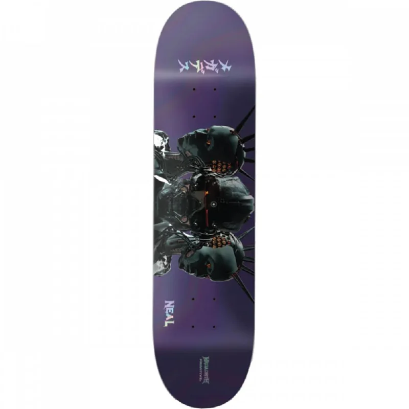 Wide Skateboard Deck-Primitive Robert Neal Threat 8.38" Purple Skateboard Deck