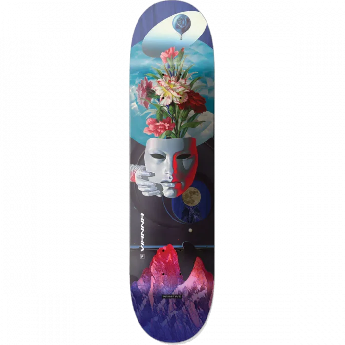 Skateboard Deck for Custom Ride-Primitive Vianna Obscura 8.0" Skateboard Deck