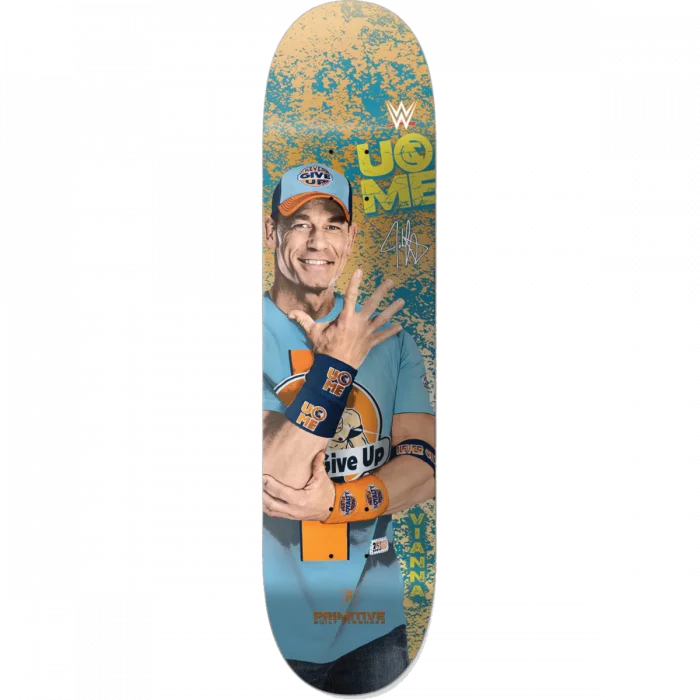 Skateboard Deck with High-grip Coating-Primitive WWE Vianna Cena 8.0" Skateboard Deck