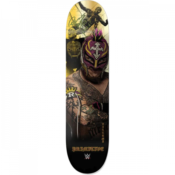 Custom Skateboard Deck-Primitive WWE Villani Mysterio 8.5" Skateboard Deck