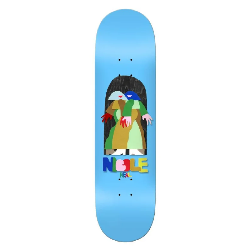 Skateboard Deck for Downhill Riding-Real Nicole By Marbie Skateboard Deck - 8.38"