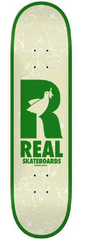 Skateboard Deck for All Ages and Riders-Real Renewal Doves Cream Skateboard Deck - 8.38"