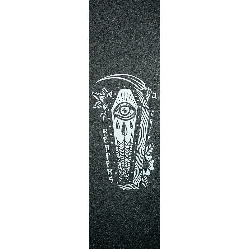 Skateboard Grip Tape for High-Impact Use-Reaper Grip 9" x 33" 6ft Deep Skateboard Grip Tape 1pc