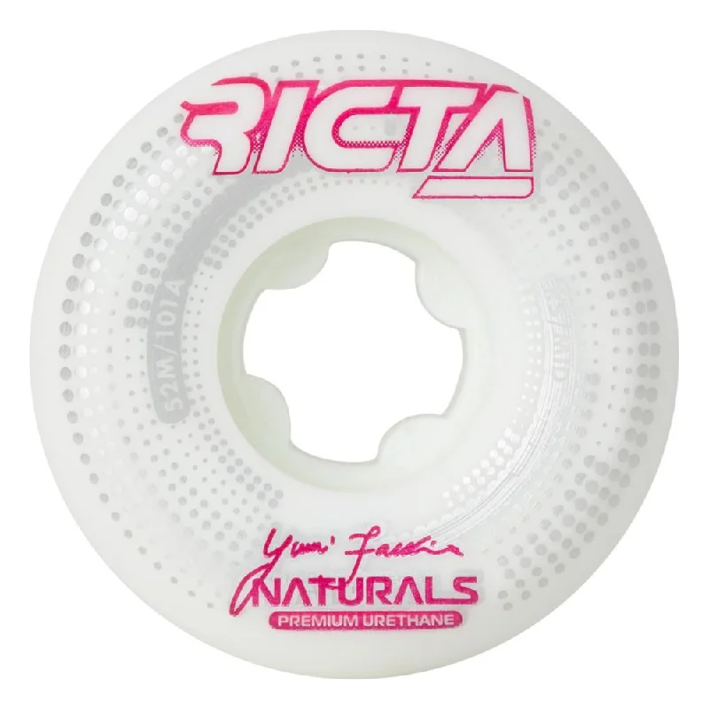 Skateboard Wheels with Smooth Grip-Ricta Skateboard Wheels Facchini Source Mid 101a - White