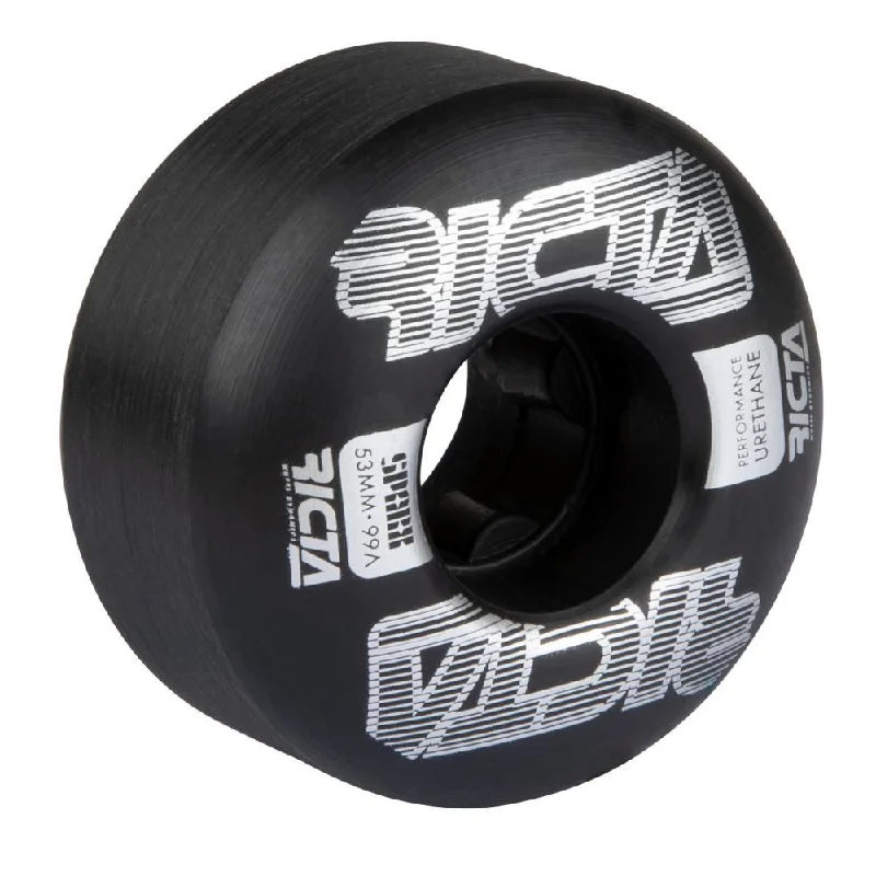 Skateboard Wheels for Expert Riders-Ricta Skateboard Wheels Framework Sparx 99a - Black