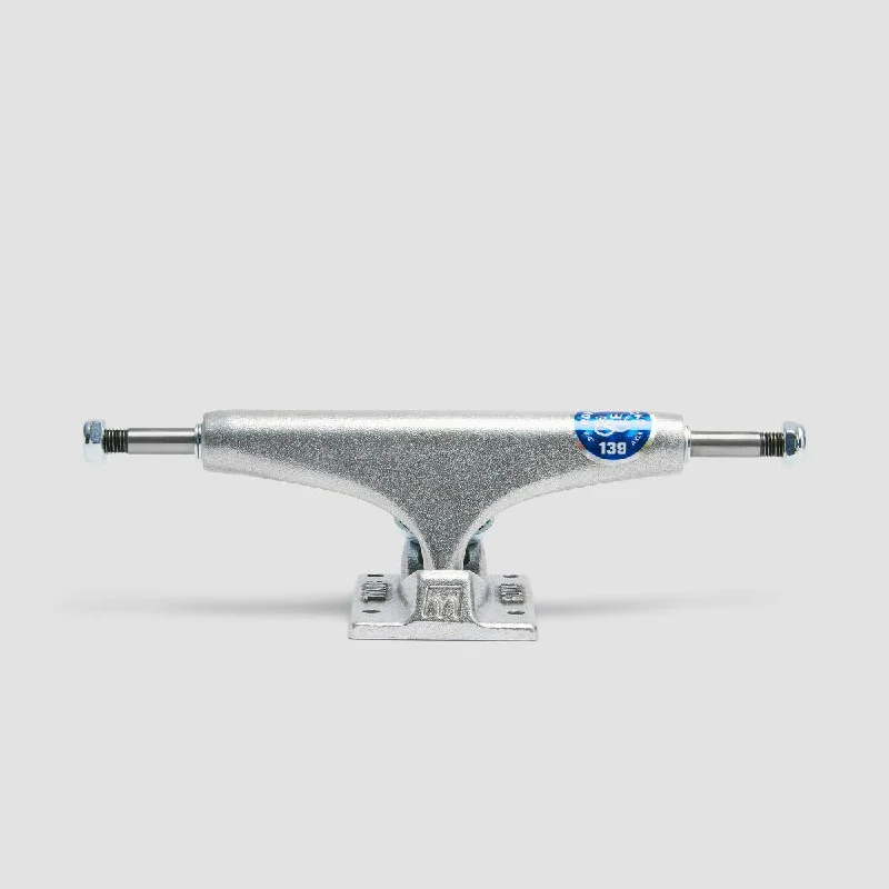 Skateboard Trucks with Vibration Dampening Features-Royal Inverted Kingpin 139 Trucks 1 Pair Raw - 8"