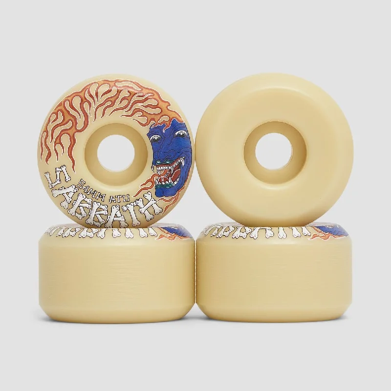 Skateboard Wheels with ABEC-7 Bearings-Sabbath Blue Dragon Conical ATU 99A Skateboard Wheels 54mm